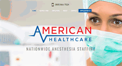 Desktop Screenshot of americanhcare.com