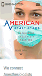 Mobile Screenshot of americanhcare.com